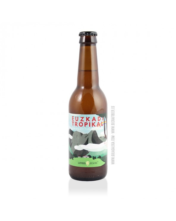 Cerveza Artesana LA PIRATA Euzkadi Tropikal 33 cl. - Gula Galega